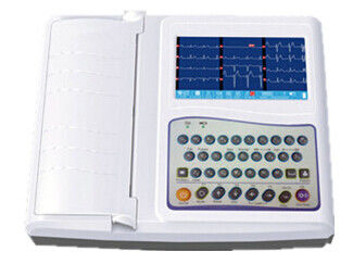 12 monitor de Digitas ECG do canal uma cor LCD de 7 polegadas