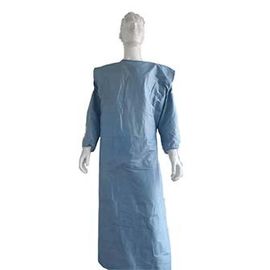 Vestidos descartáveis do hospital dos materiais de consumo cirúrgicos biodegradáveis da tela
