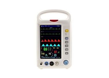 monitor paciente médico do monitor do multiparâmetro de um transporte de 7 polegadas com multi exposição do canal ECG