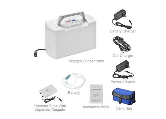 A casa portátil da máquina do oxigênio usa o gerador portátil 1.5~3L do oxigênio/concentração do minuto 30%