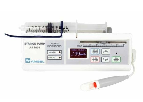 Portáteis médicos escolhem - a taxa 1~99mm da infusão da bomba da seringa do uso/hora usando 3 baterias do AA