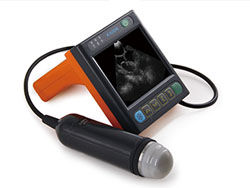 Varredor veterinário médico do ultrassom de Digitas com a tela de 3,5 polegadas e a frequência de Porbe 2.5M, 3.5M