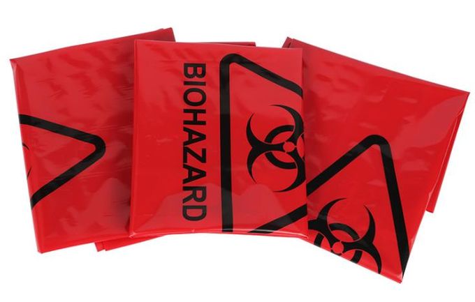 PPE Waste infeccioso do saco do Biohazard para COVID - espessura descartável de 19 sacos de lixo um comprimento de 5 mil. 86 larguras 70cm do cm