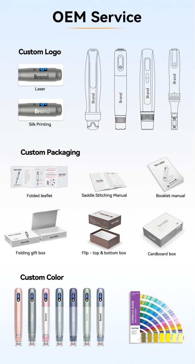Nova Chegada Hydra Pen H5 Aplicador de Soro de Mesoterapia Beleza Cuidados com a Pele Bio Exosome Caneta de Microagulhamento D&eacute;rmico 8